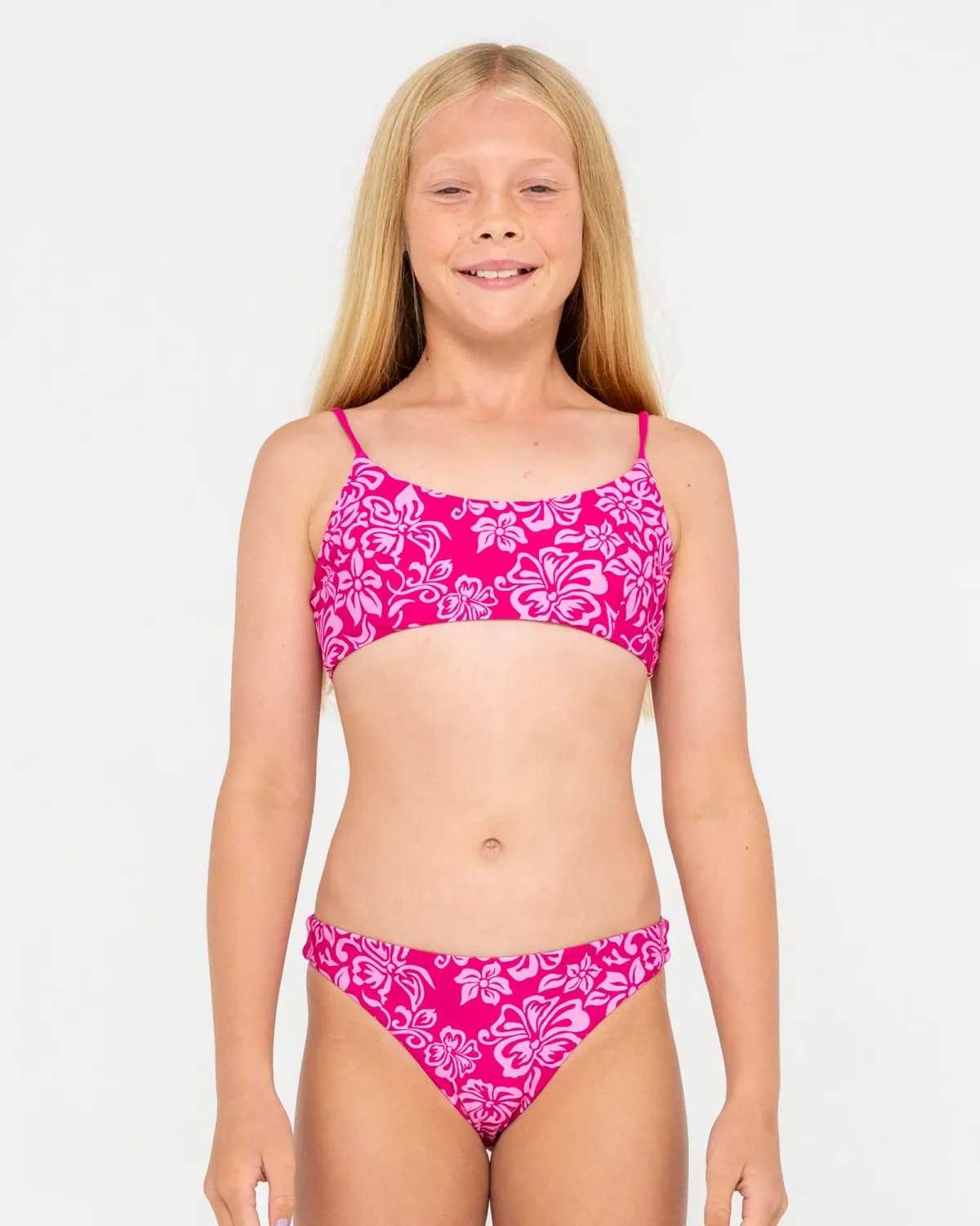 Carbo Floral Bikini Set Girls