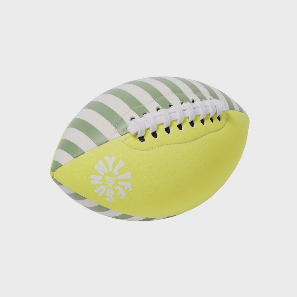 Neoprene Football - Tides Out Citrus