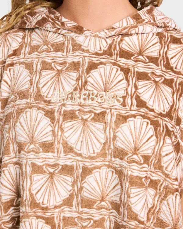 Womens Heat Hoodie Towel - Mushroom