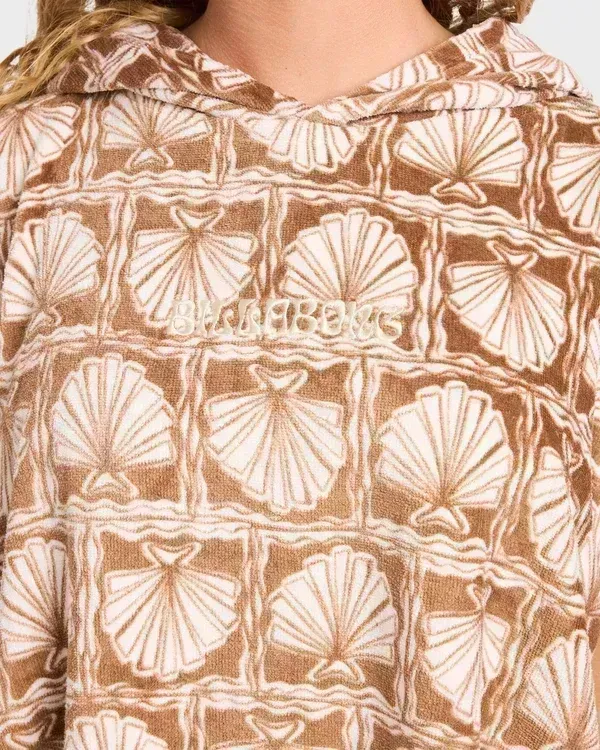 Womens Heat Hoodie Towel - Mushroom