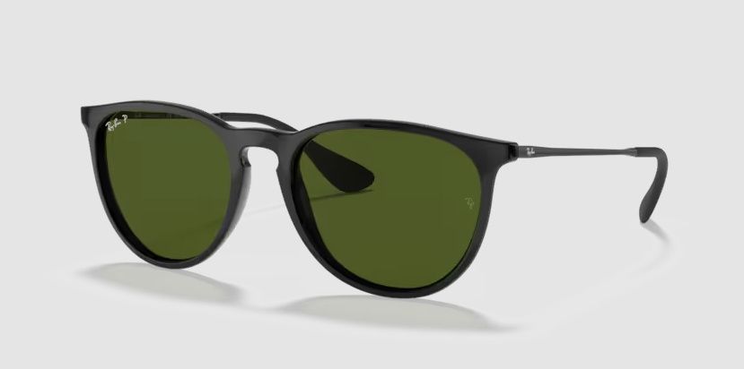 Erika - Black Frame G-15 Green Lenses