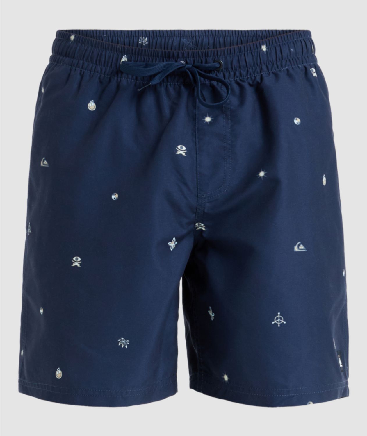 Mens Everyday Straight Volley 17NB, Color: Dark Navy Mini Connection, Size: S