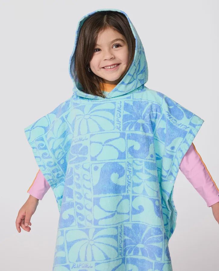 Mixed Snap Hooded Towel - Girl