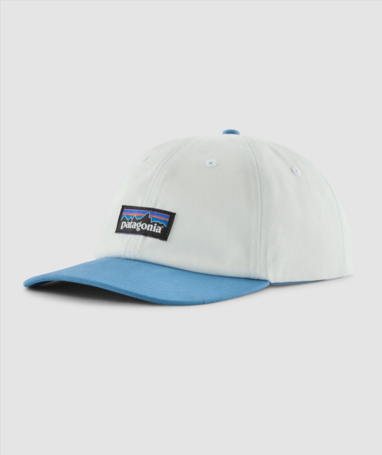 P-6 Label Trad Cap, Color: Birch White w/Shore Blue, Size: Asstd