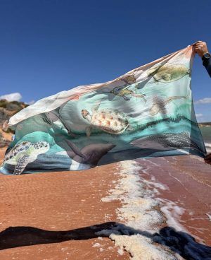 Ocean Life Art Sarong