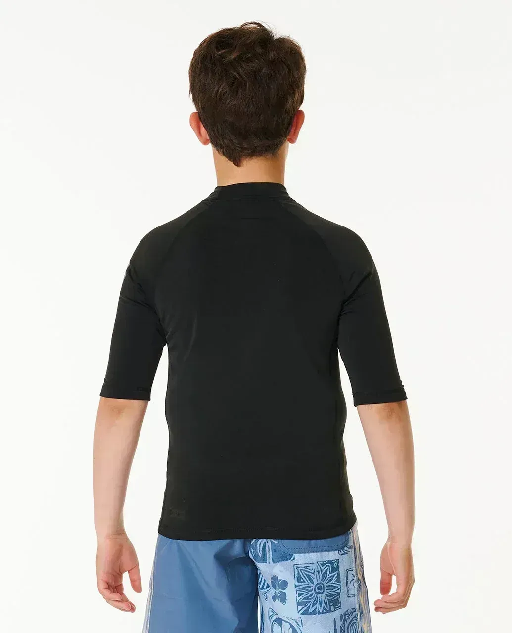 Icons UV Brushed Short Sleeve Rash Vest - Boys (8-16 years)