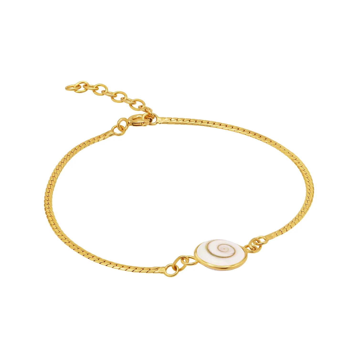 Ceres Shiva Eye Bracelet, Color: Gold