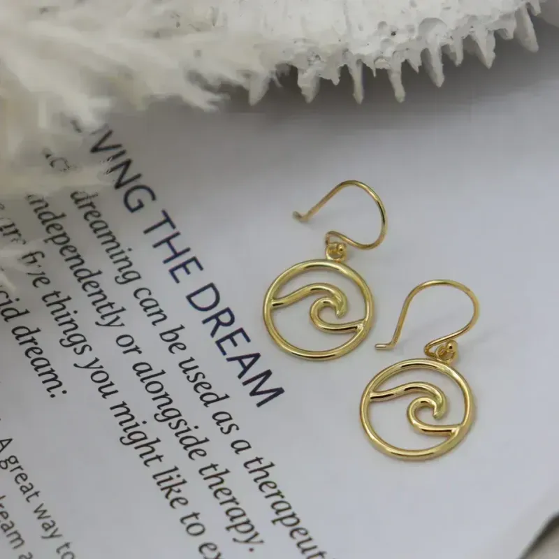 Open Wave Earrings