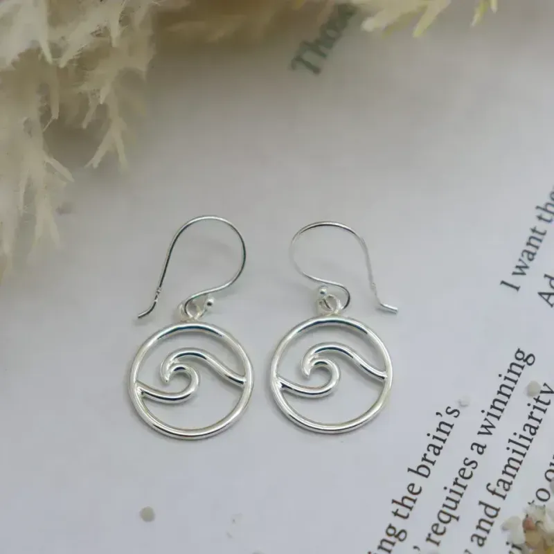 Open Wave Earrings