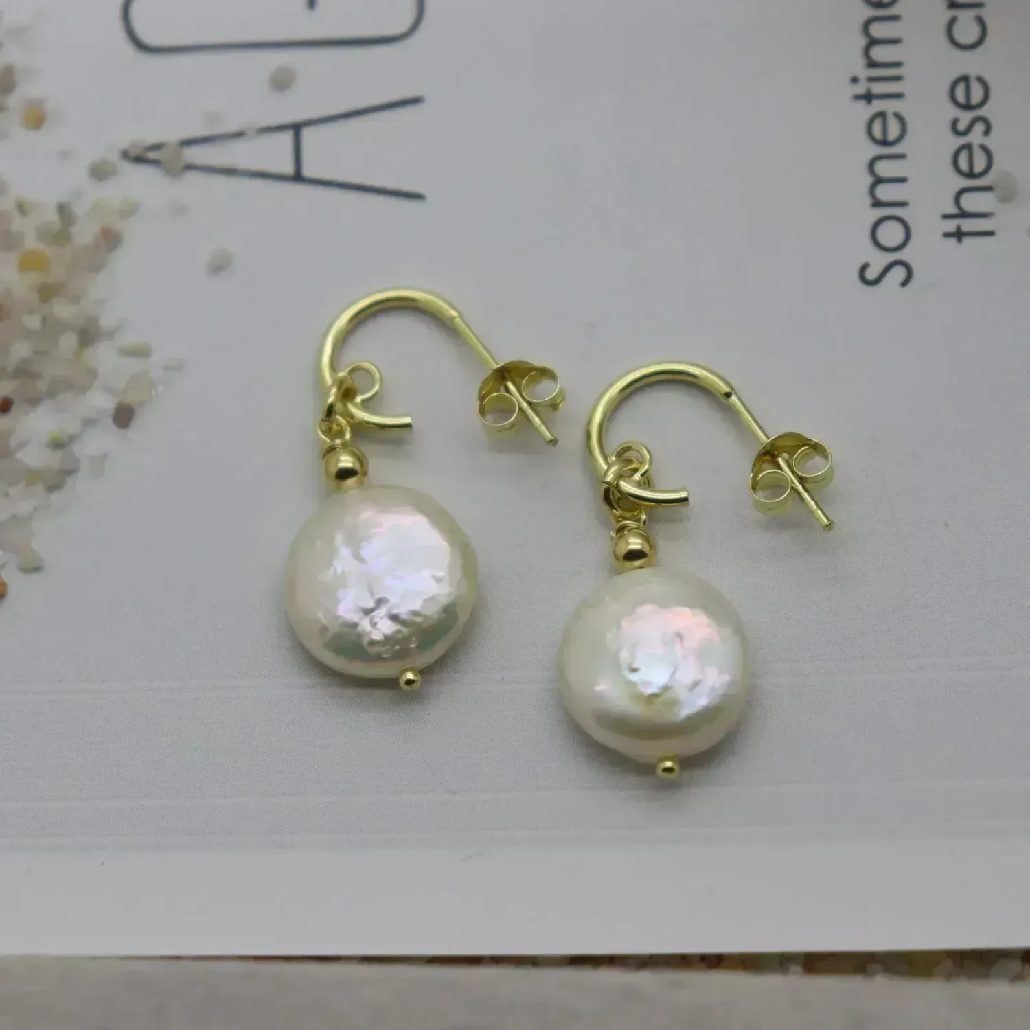 Ariana Freshwater Pearl Earrings