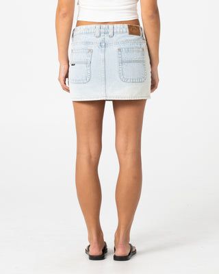 Mavericks Low Rise Mini Denim Skirt
