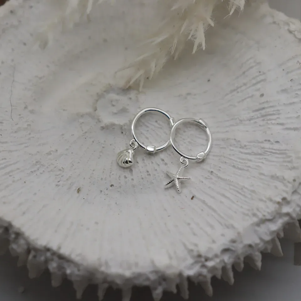 Ocean Huggie Earrings