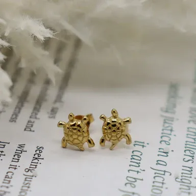 Sea Turtle Stud Earrings