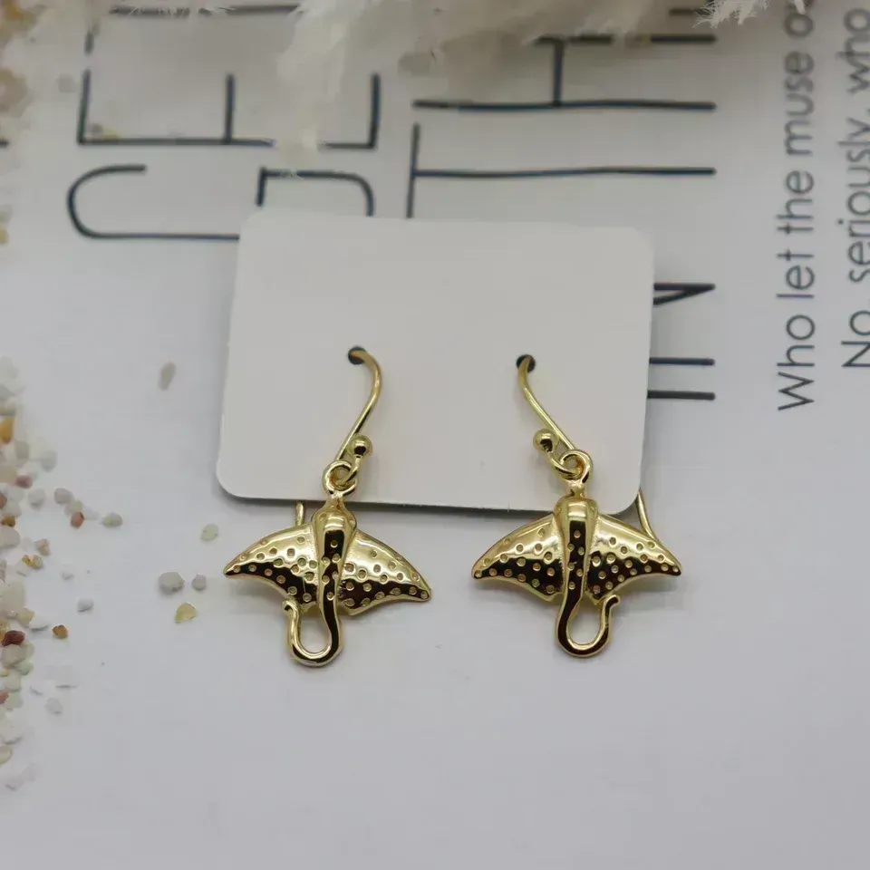 Stingray Drop Earrings