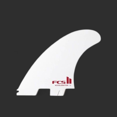 FCS II Accelerator PC Tri Fins - White