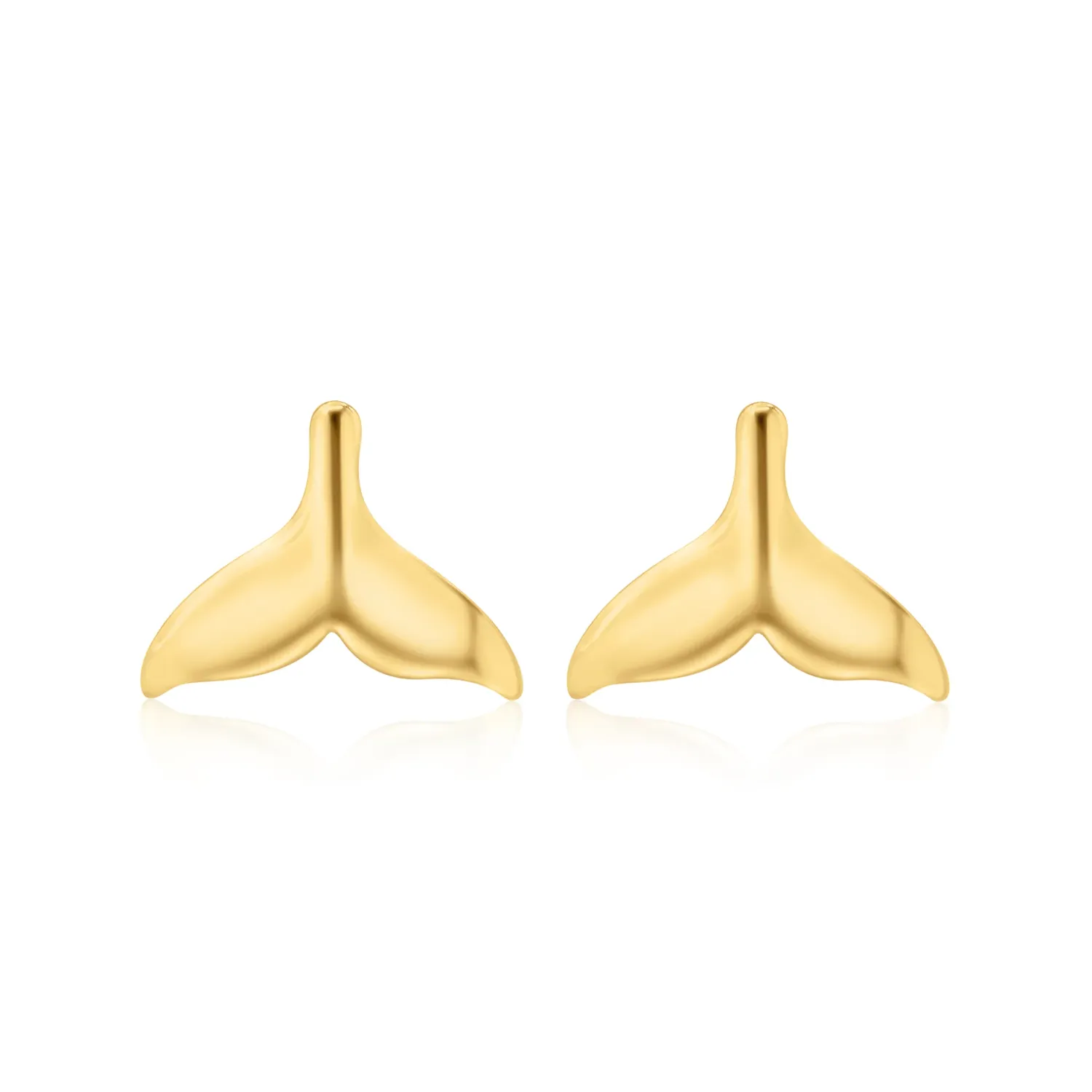 Whale Tail Studs
