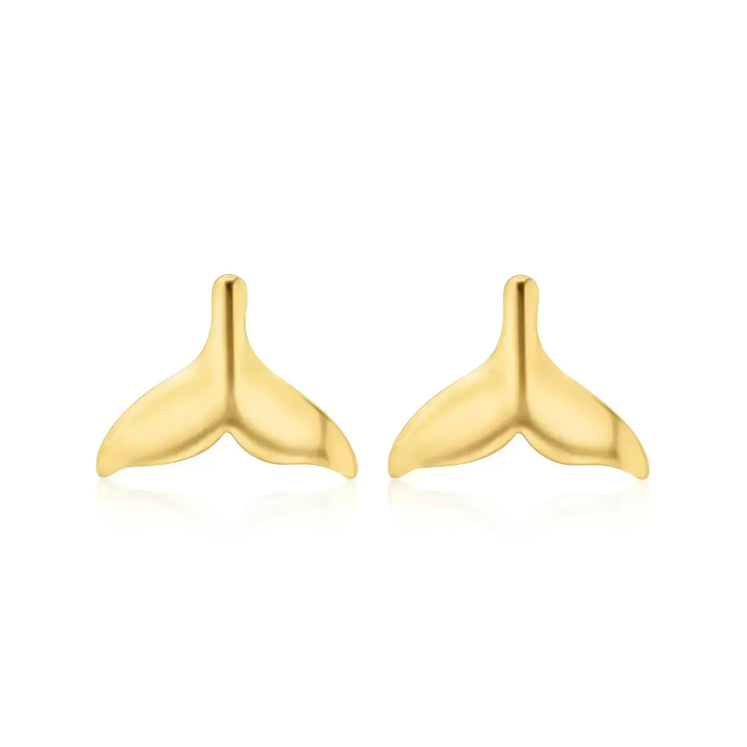 Whale Tail Studs