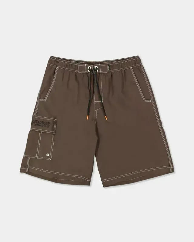 Mens Throw On 21" Boardshorts
