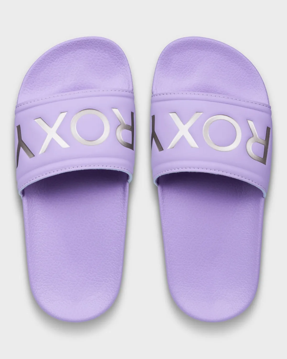 Girls Slippy II Sliders, Color: Crocus, Size: 1