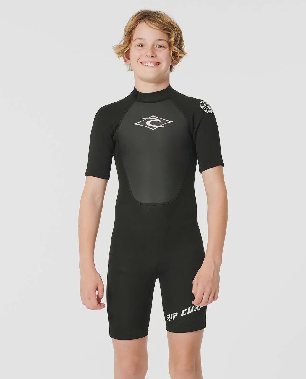 Boys Omega 2mm Back Zip Springsuit