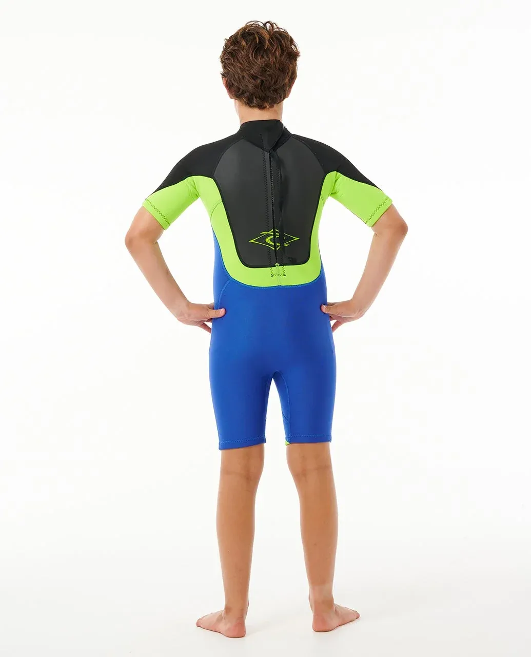 Boys Omega 2mm Back Zip Springsuit