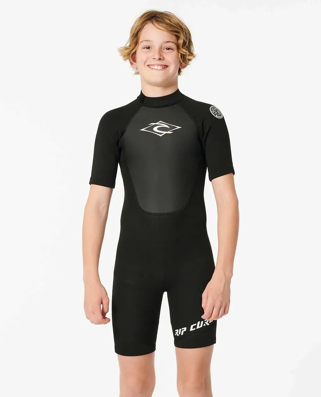 Boys Omega 2mm Back Zip Springsuit