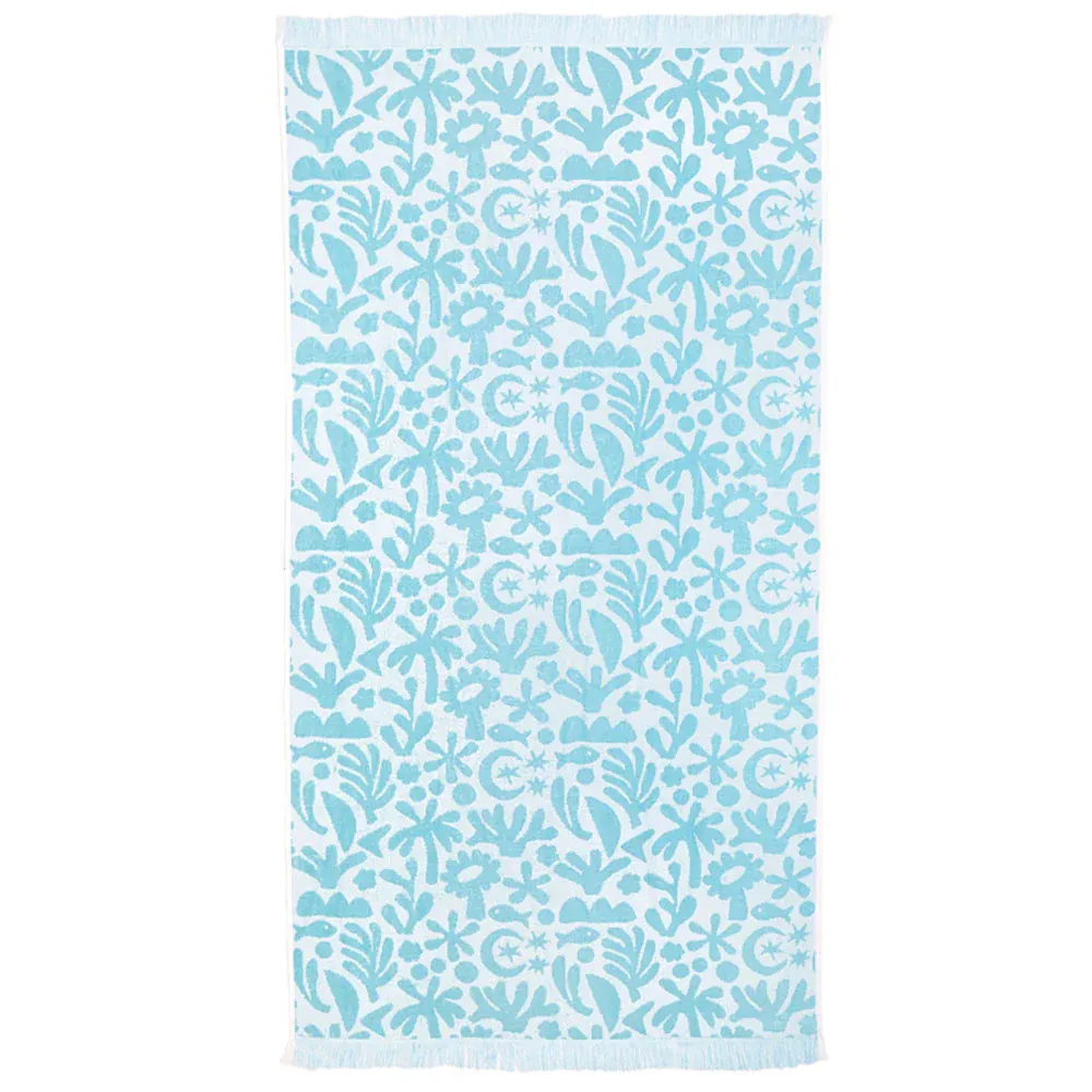 HiLo Beach Towel, Color: Sky