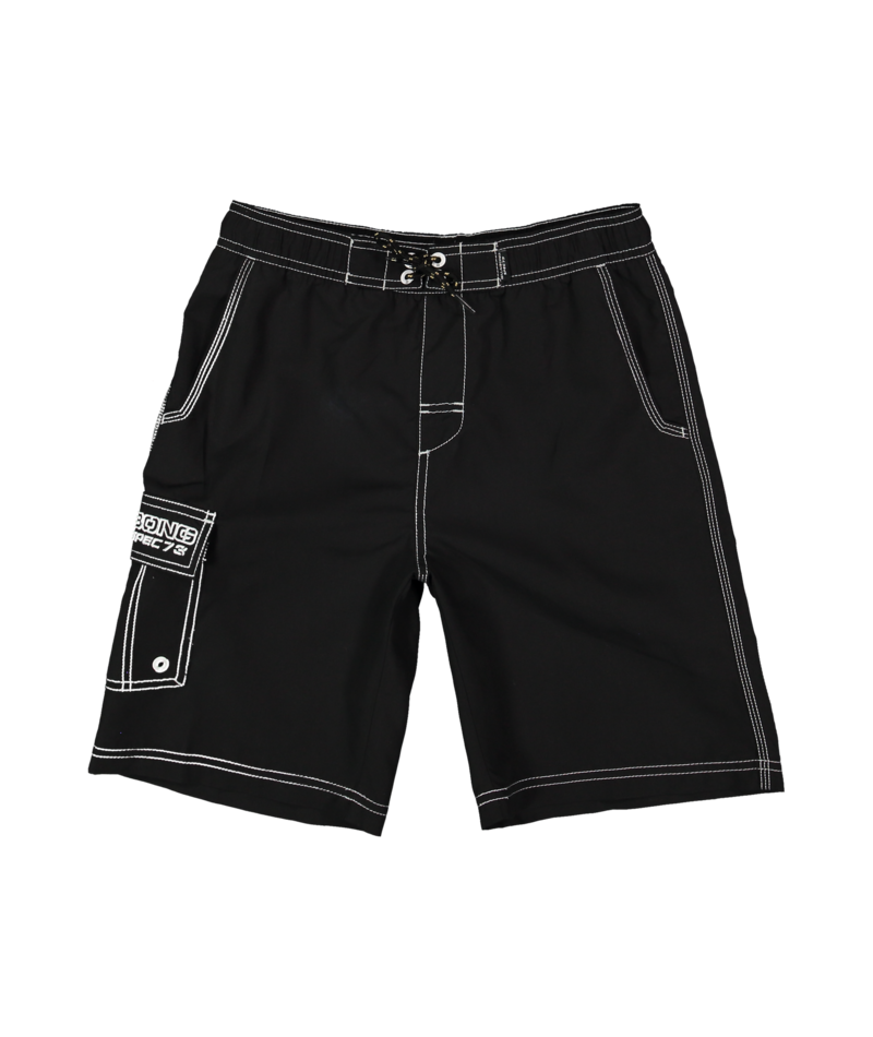 Groms Throw On 13" Boardshorts, Color: Black, Size: XXS/2/2T