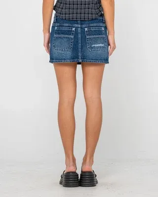 Flip Mommy DIY Mini Denim Skirt