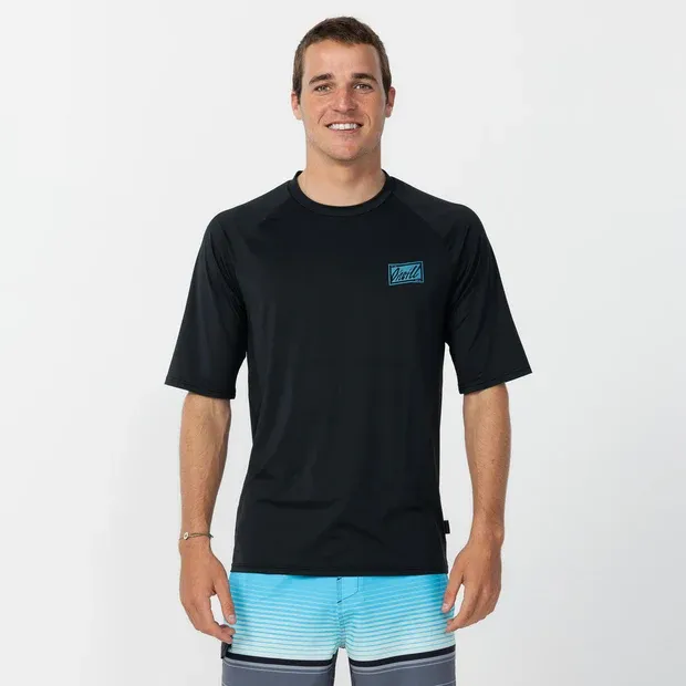 Skewed Short Sleeve Rash Vest Tee
