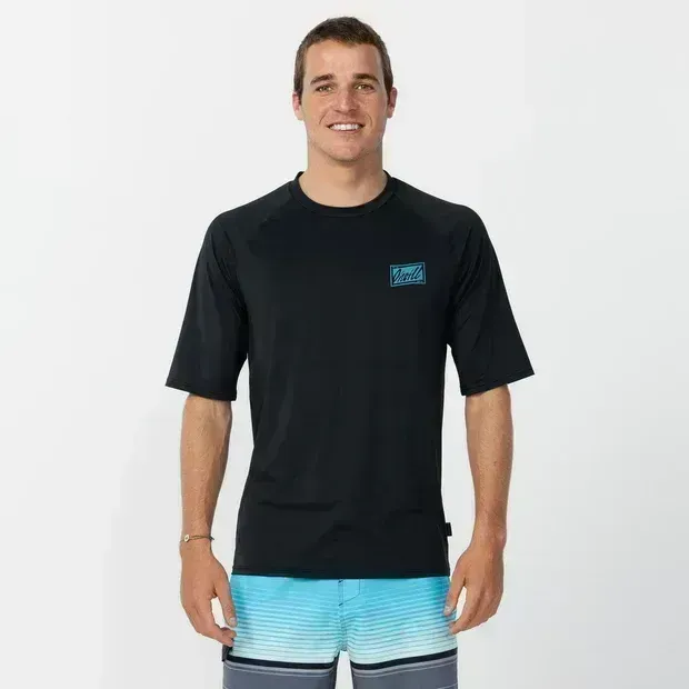 Skewed Short Sleeve Rash Vest Tee