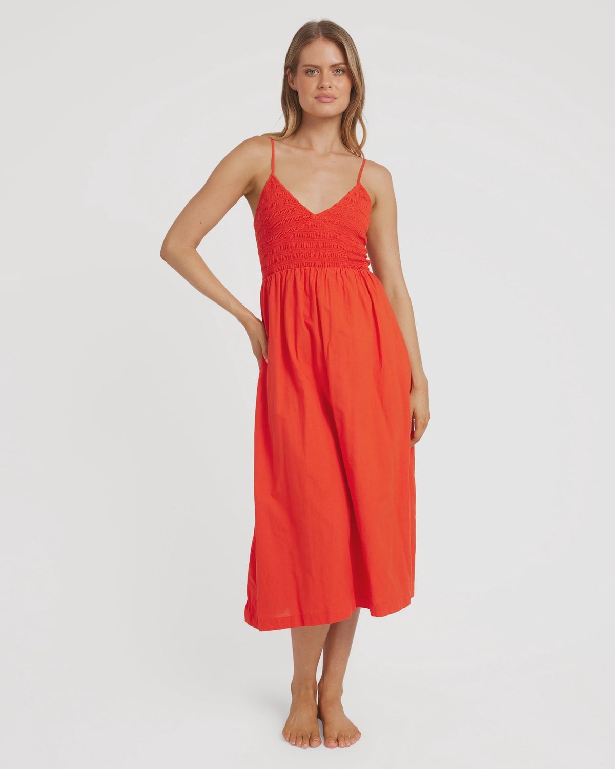 Womens Such A Trip Midi Dress