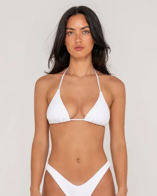 Sandalwood Textured Multiway Bikini Top