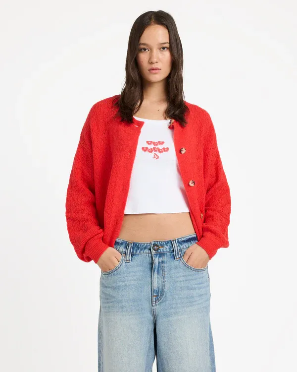Womens Beach Please Cardigan