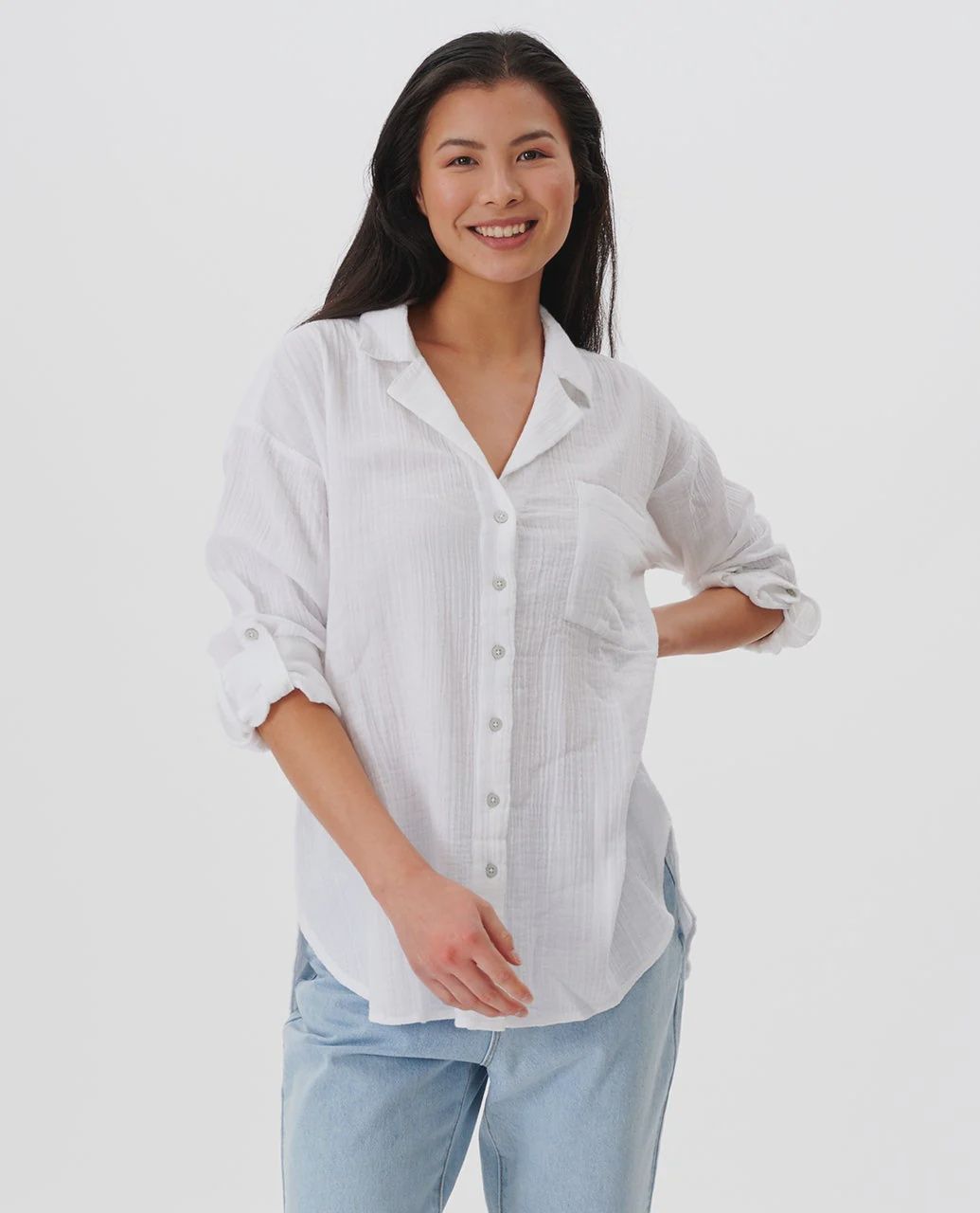 Premium Surf Long Sleeve Button Up Shirt