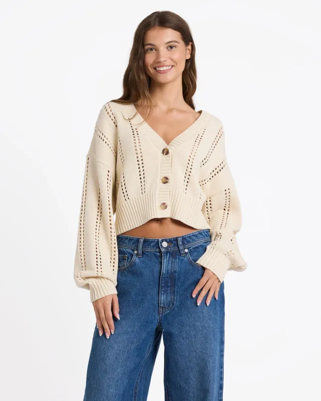 Womens Sunlaced Cardigan