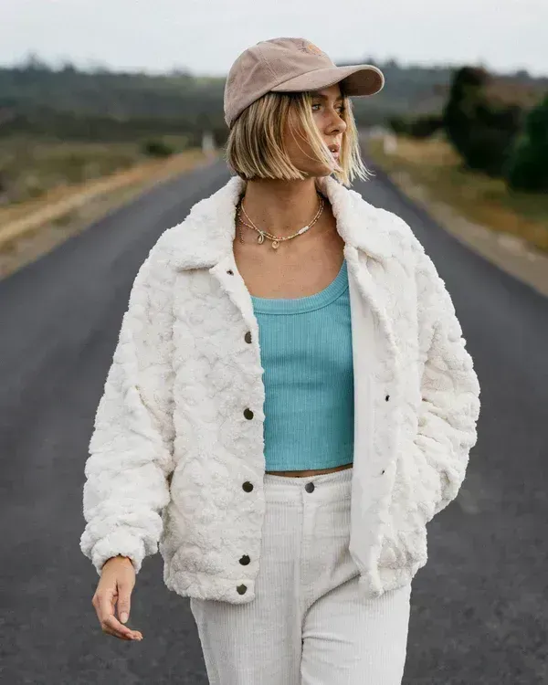 Womens Sol Ride Cozy Fleece Jacket