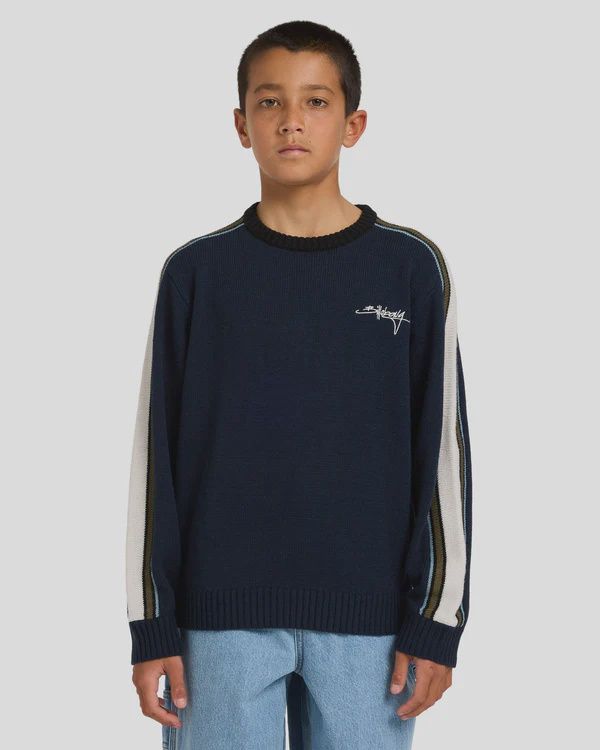 Boys 8-16 Script Sweater