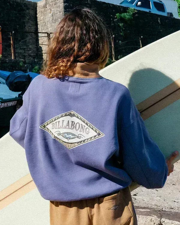 Womens Wave Break Half Zip Pullover