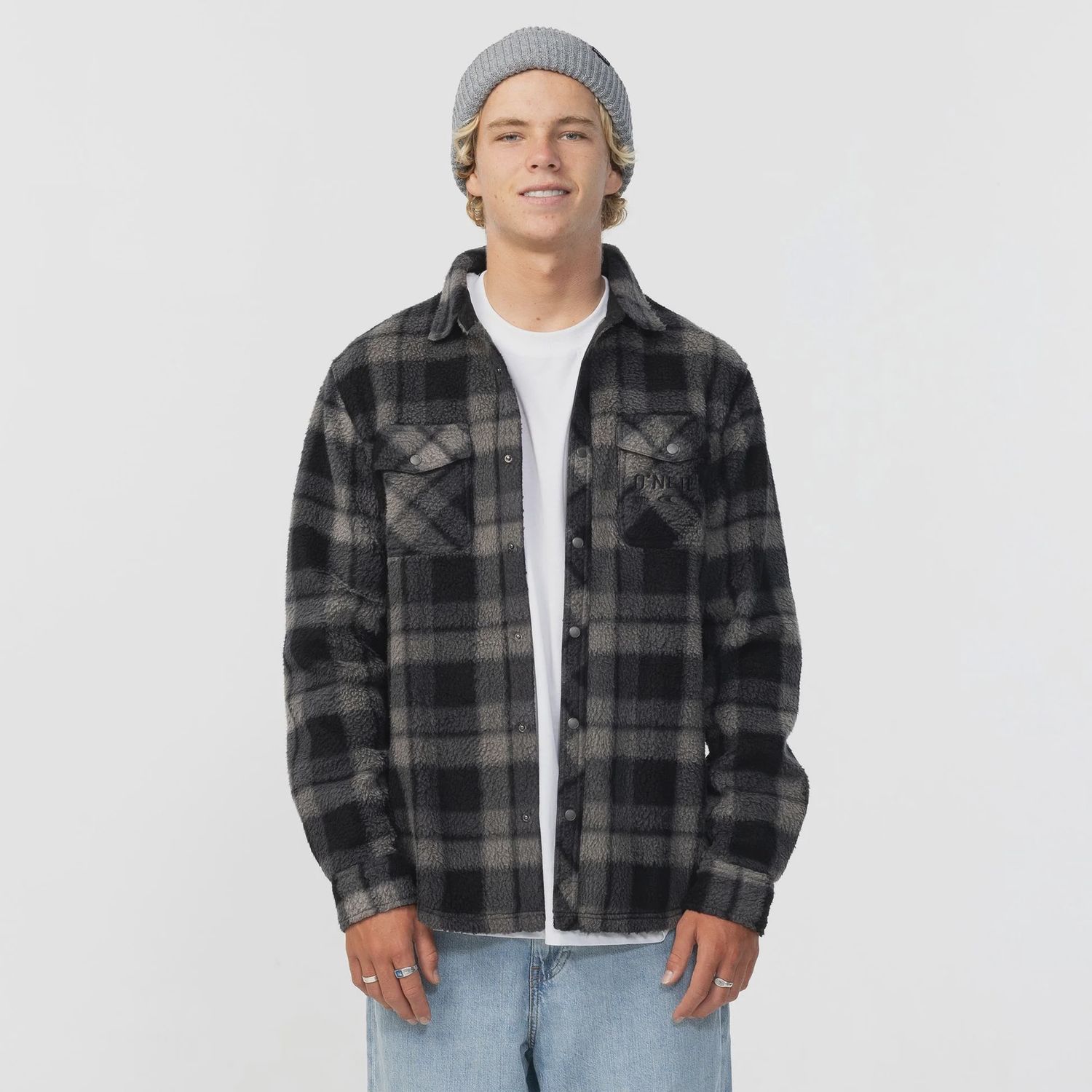 Men's Glacier Plaid High Pile Superfleece