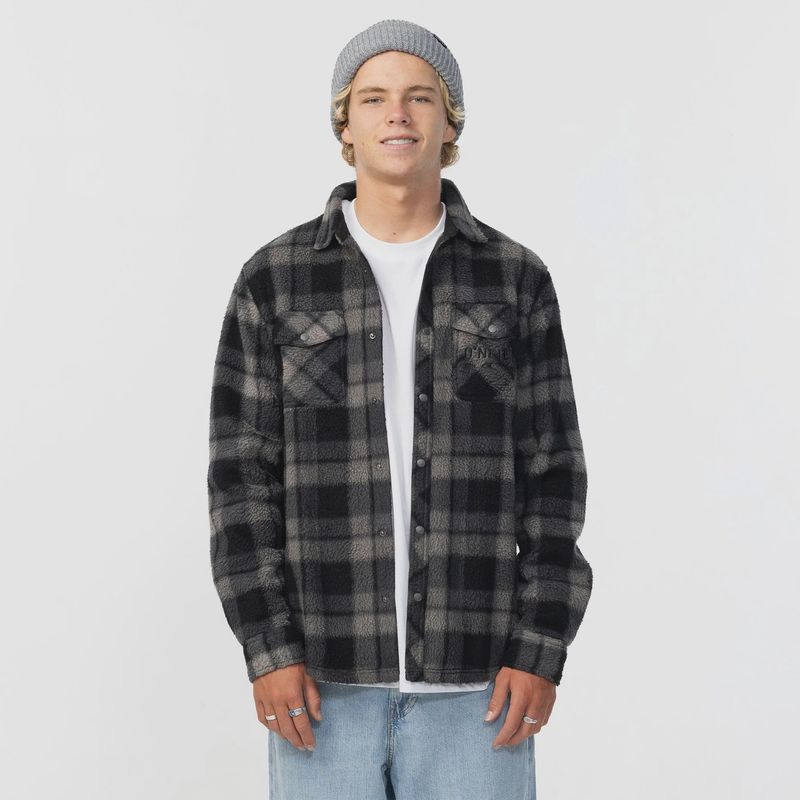 Men's Glacier Plaid High Pile Superfleece