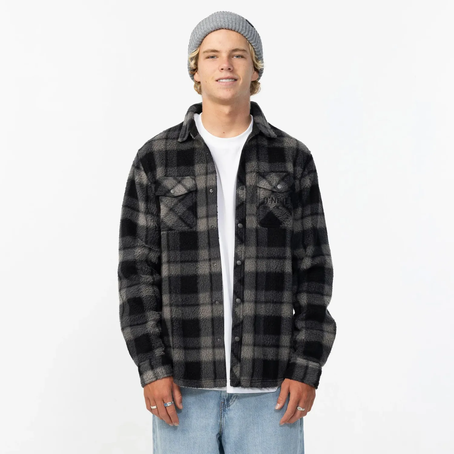 Men's Glacier Plaid High Pile Superfleece