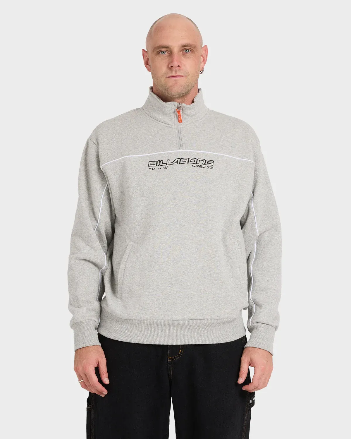Mens Spec 73 Quarter Zip Fleece Pullover