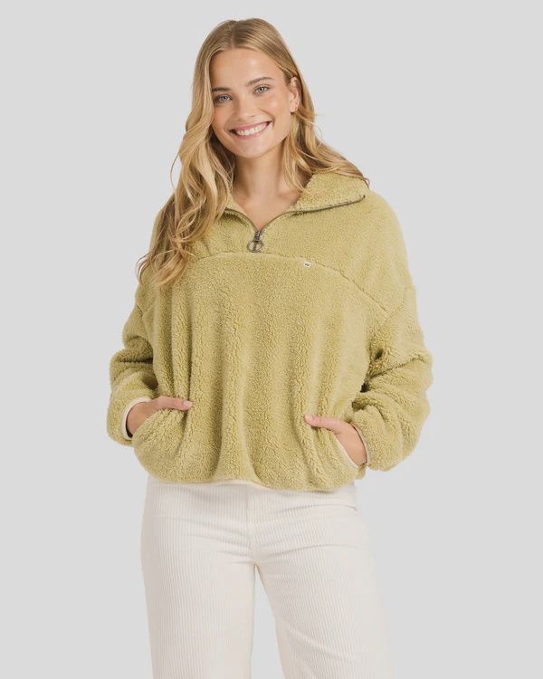 Womens Groovin Half Zip Pullover