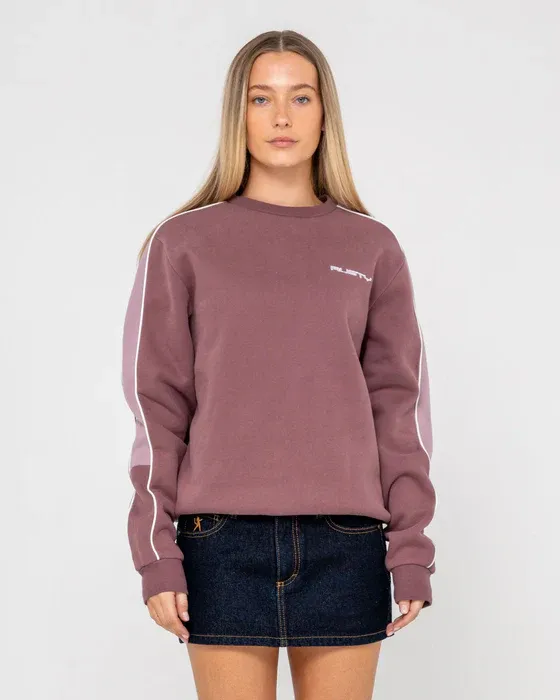 Two Timer Panelled Crew Fleece