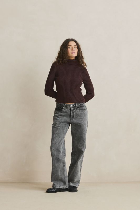 Amara Rolled Neck Knit