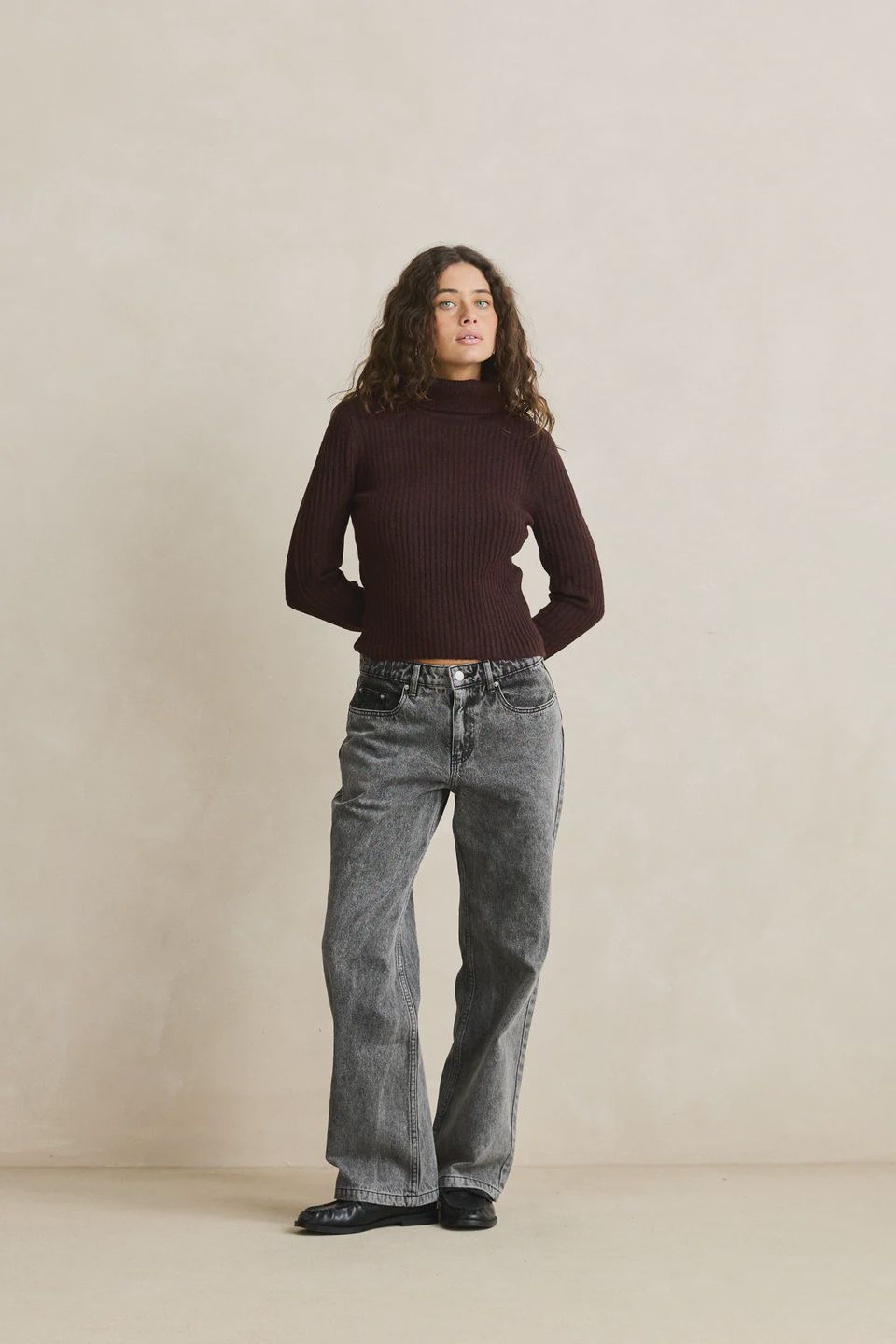 Amara Rolled Neck Knit