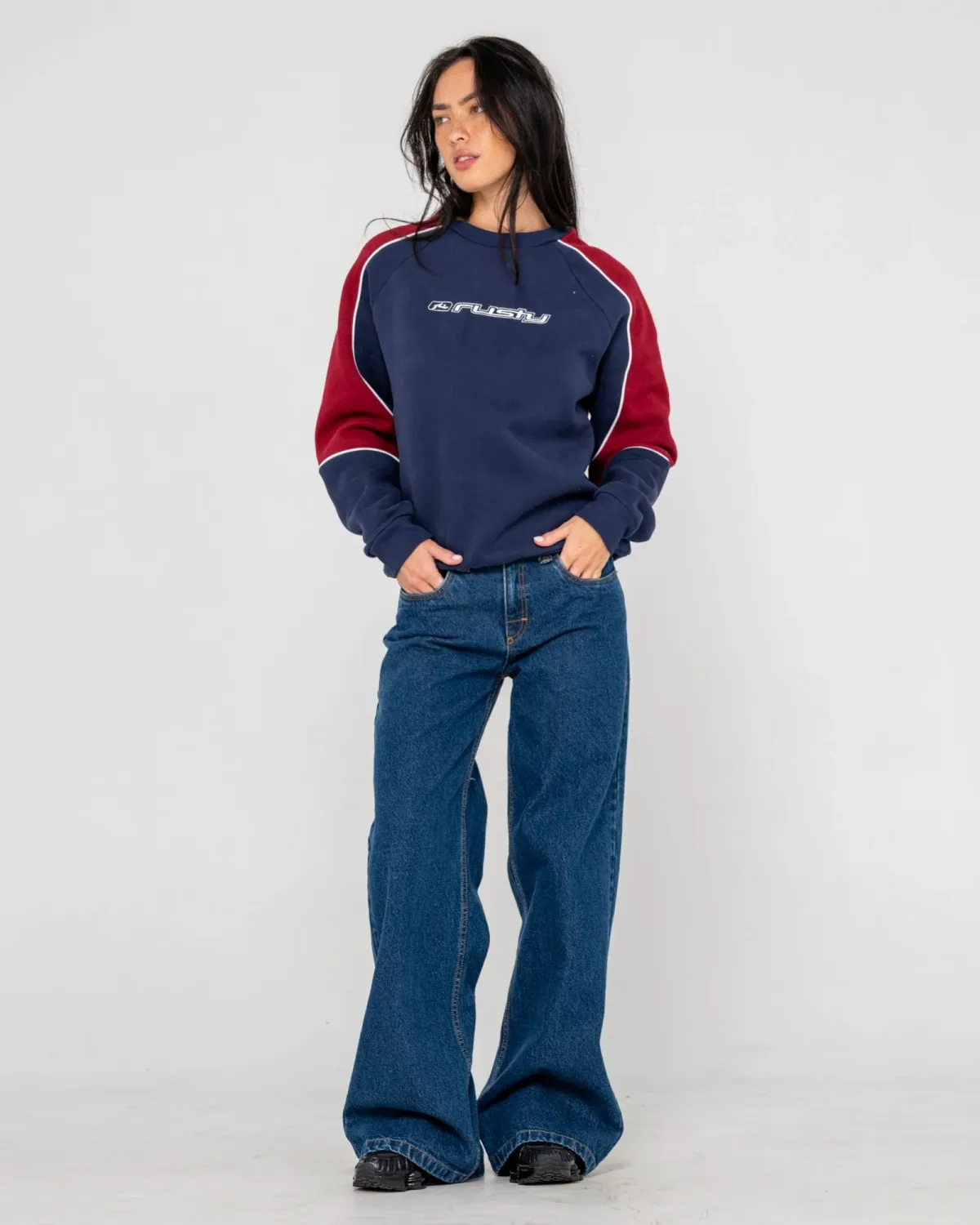 South Of The River Oversized Crew Fleece