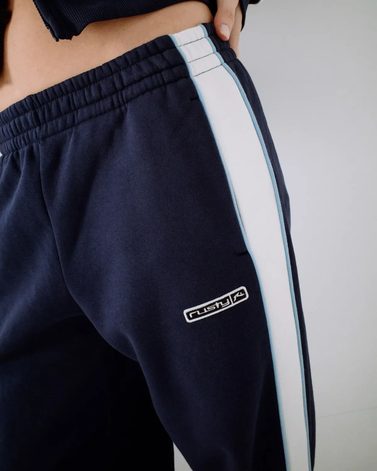 Retro Lines Wide Leg Trackpant