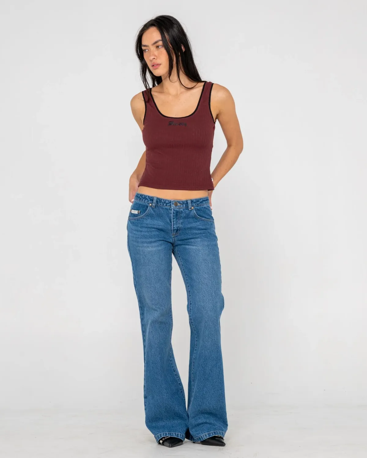 Freida Flare Low Rise Jeans